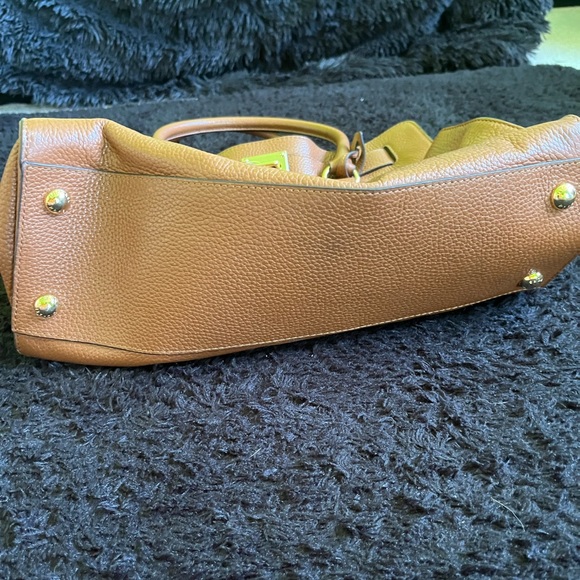 MICHAEL KORS Brown Leather Hamilton Large Satchel Tote Handbag - Picture 8 of 9